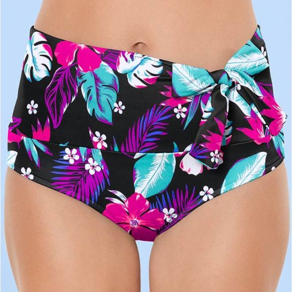 NWOT VENUS Leila High-Waist Bikini Bottom Sz 18